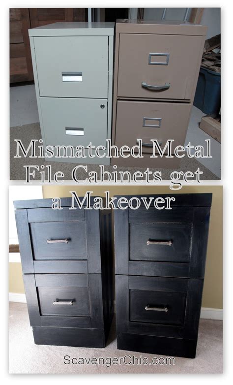 diy to do with old personal small filing metal box|diy filing cabinet makeover.